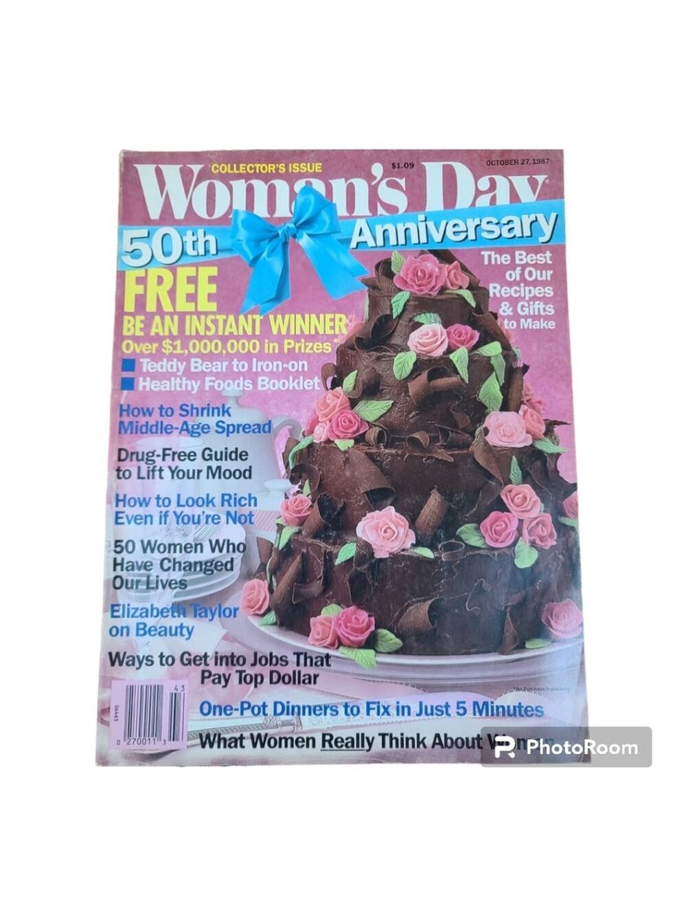 Vintage 1987 Woman's Day Magazine 50th Anniversary Issue